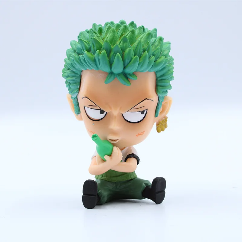 

2pcs/set Anime One Piece Figure Model Q.VER Roronoa Zoro Tony Tony Chopper Cute PVC Action Figure Collectible Gift Toys