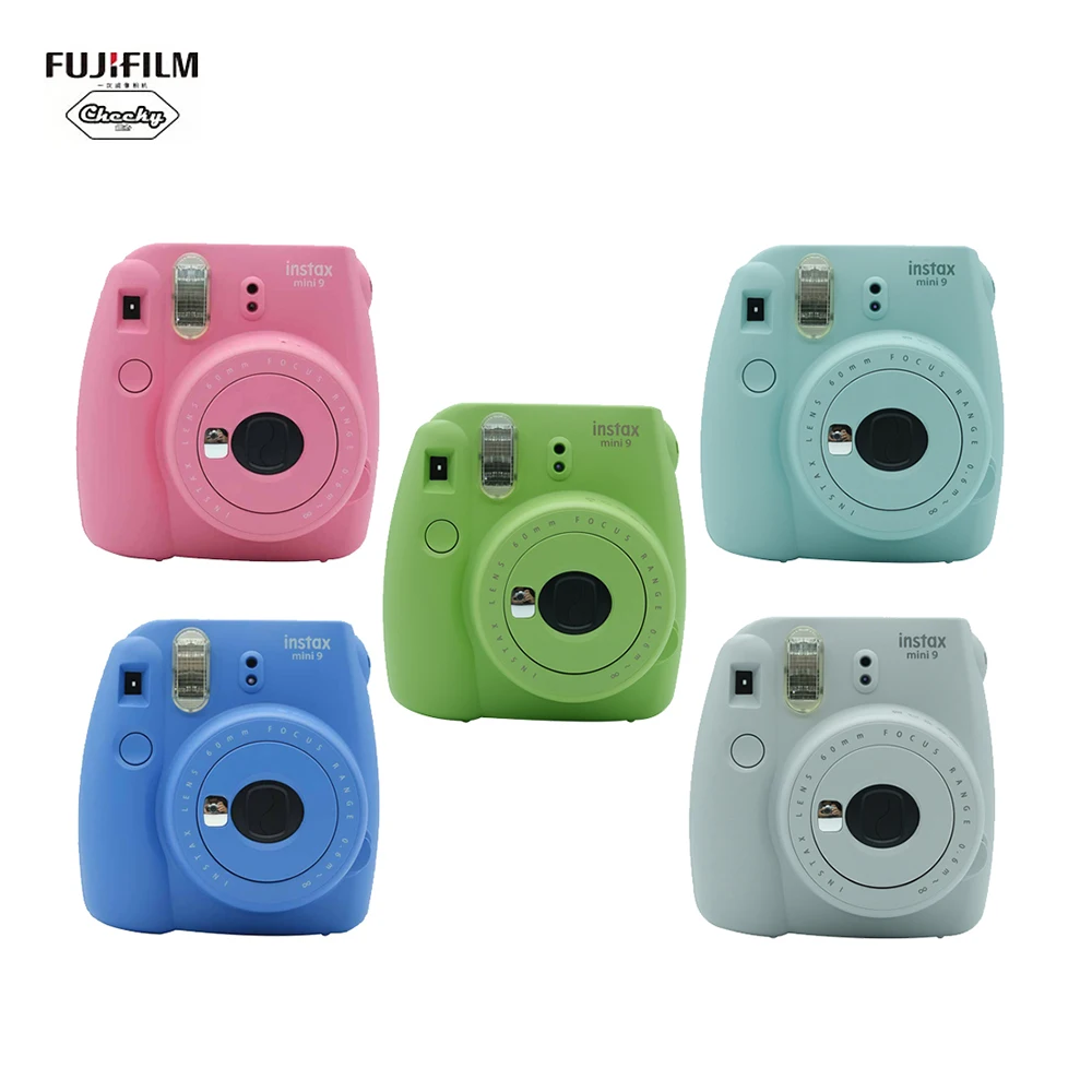 Новогодняя фотокамера моментальной печати Fujifilm Instax Mini 9, фотокамера Fujifilm Instax Mini 9, фотокамера, рождественский подарок