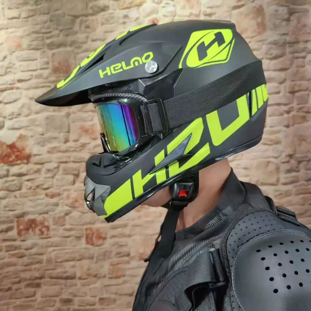 Motor Bike Cross Racing Motorhelm Veiligheid Enduro Helmet Motorrad Hulls Downhill Fiets Motor Cafe Racer Atv Helmen