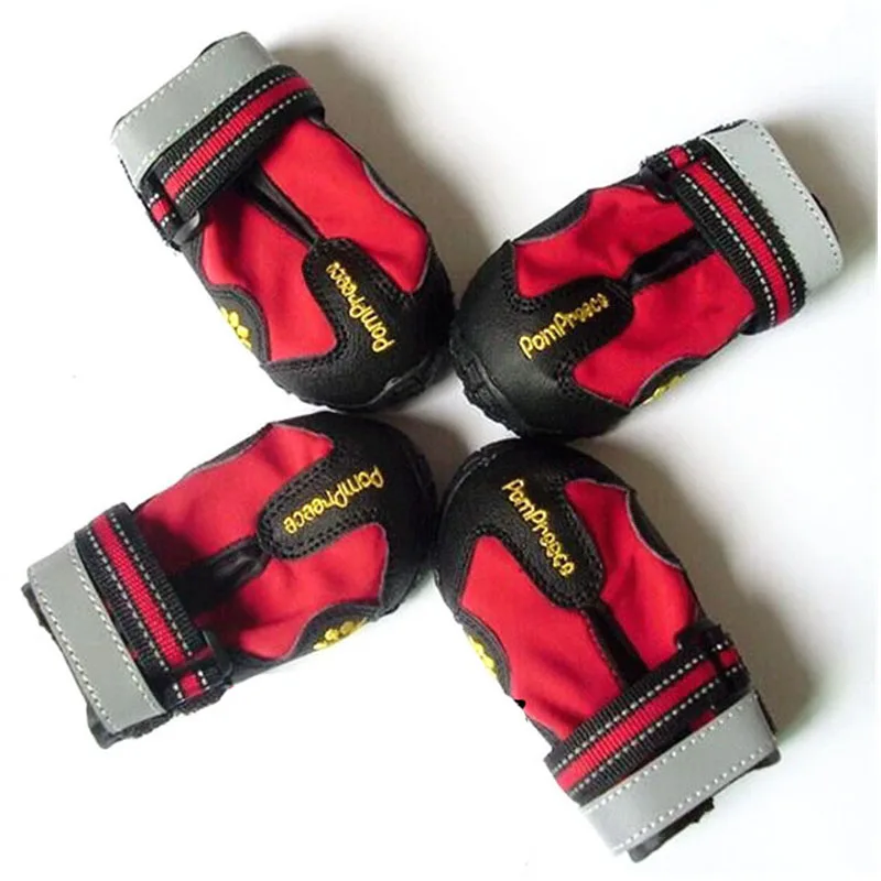 Обувь для домашних животных из искусственной кожи водонепроницаемого материала