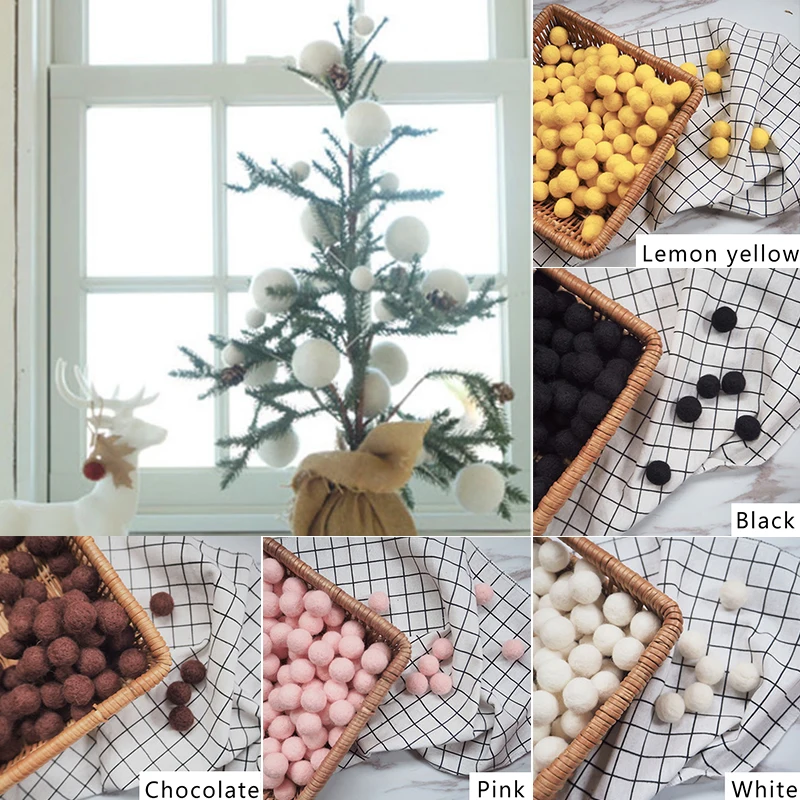 10 шт. Горячие войлочные шарики круглые шерстяные сделай сам ручной работы