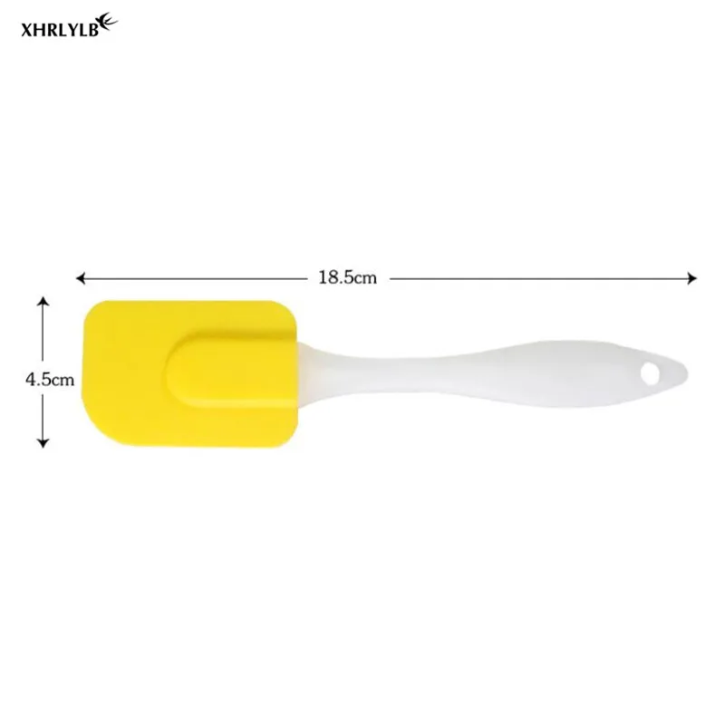 XHRLYLB небольшой силиконовый скребок для крема торта шпатель полупрозрачный