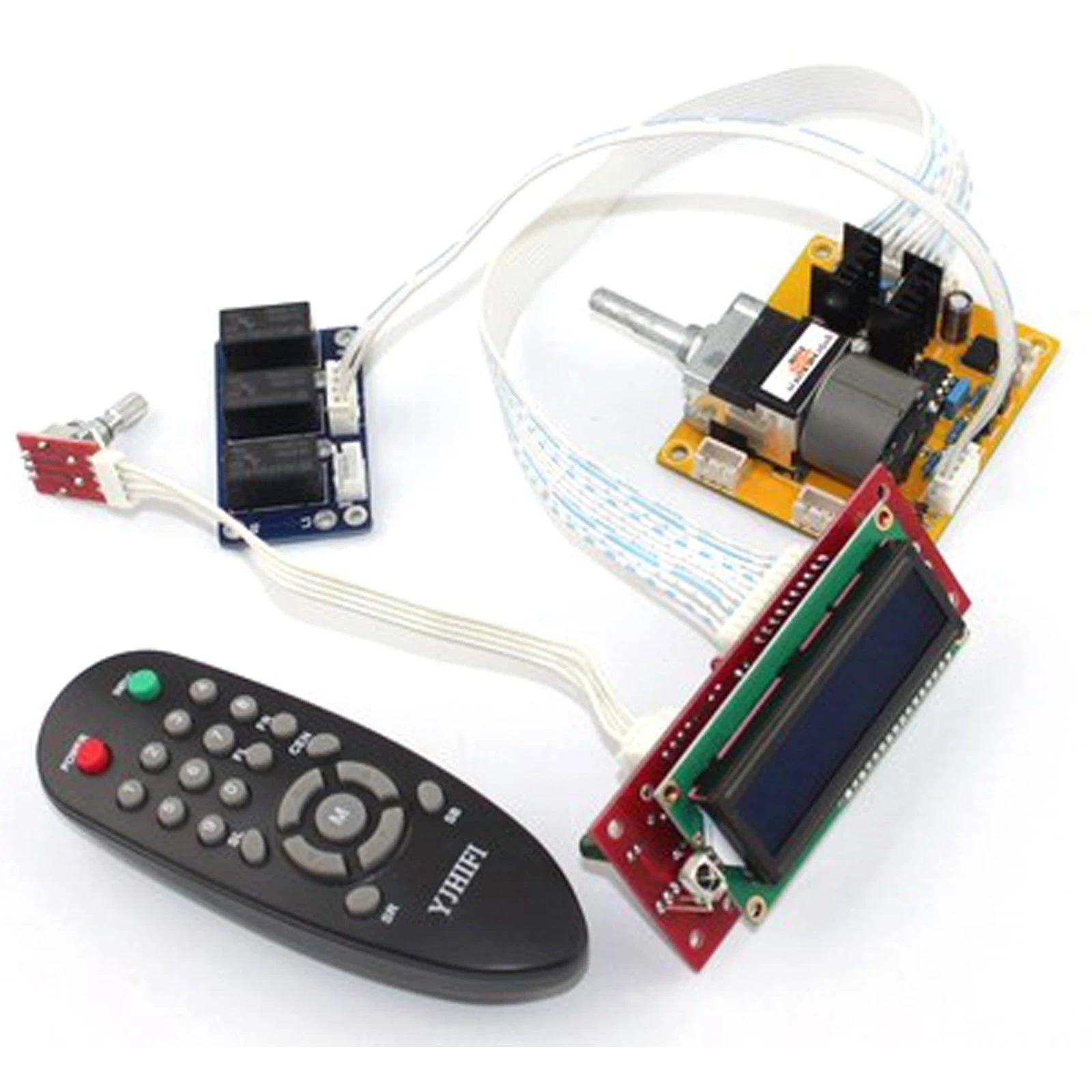 

Assembeld Motor remote control preamp ALPS volume pot with LCD display
