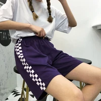 korean sweatpants summer sweatpants ins harajuku bf casual running high waist wild sports wide leg shorts men women plus size