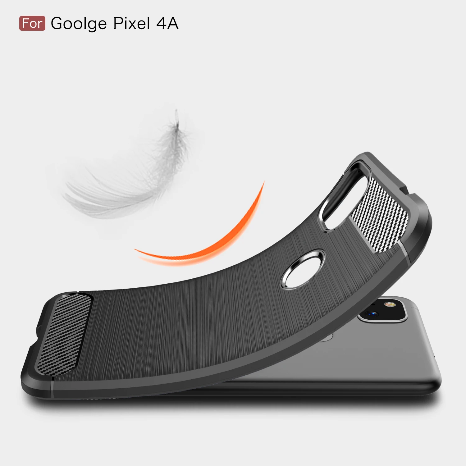 

Shockproof Solid Color Phone Case for Google Pixel 5XL 5 4A 4XL 4 3A XL 3XL Cover TPU Soft Fashion Ultra Thin Carbon Fiber Shell