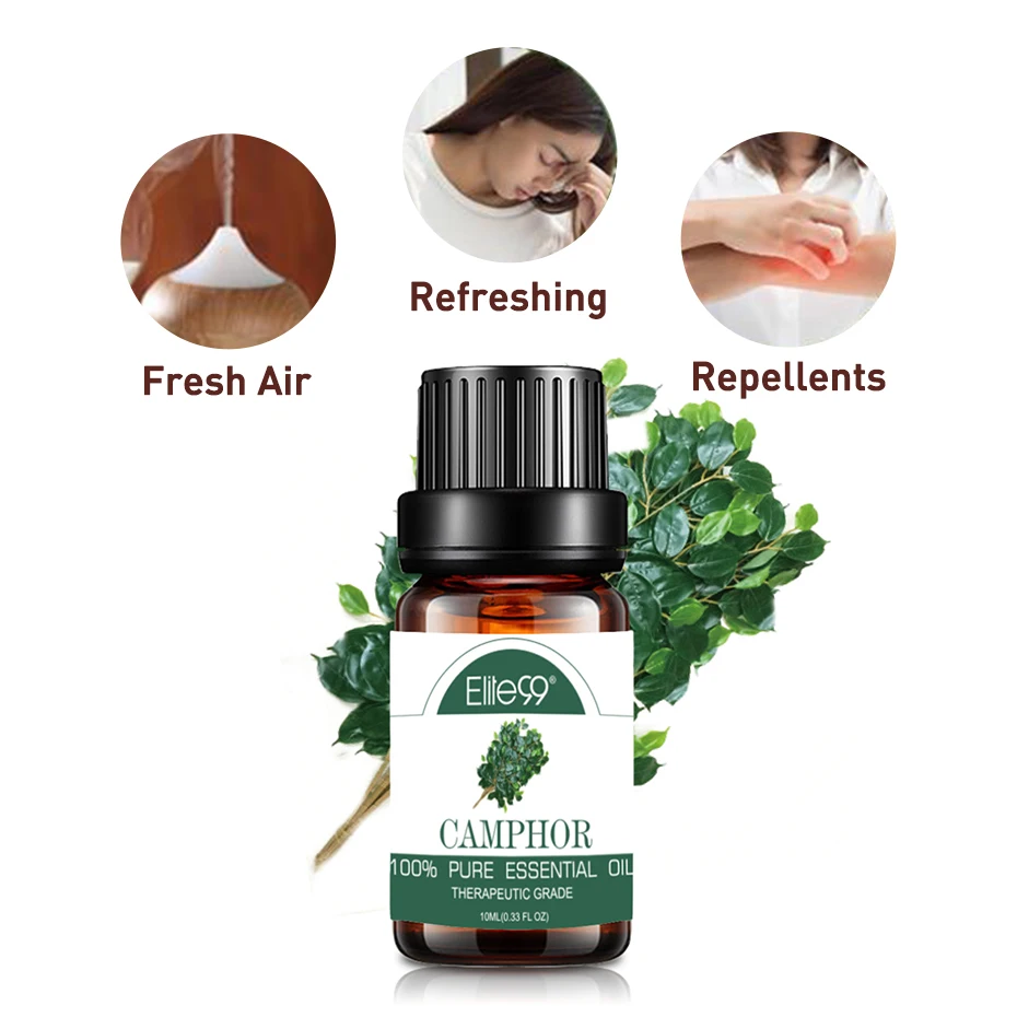 Elite99 10 мл камфорные эфирные масла для домашнего ухода за воздухом увлажнитель