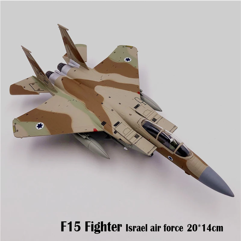 Израиль F15 ястреб военная модель самолета истребителя сплава моделирование