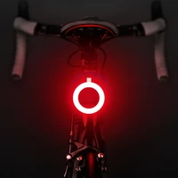flashlight for bicycle rear lantern ip64 waterproof usb charge tail lights mtb bike light accessories heart round triangle