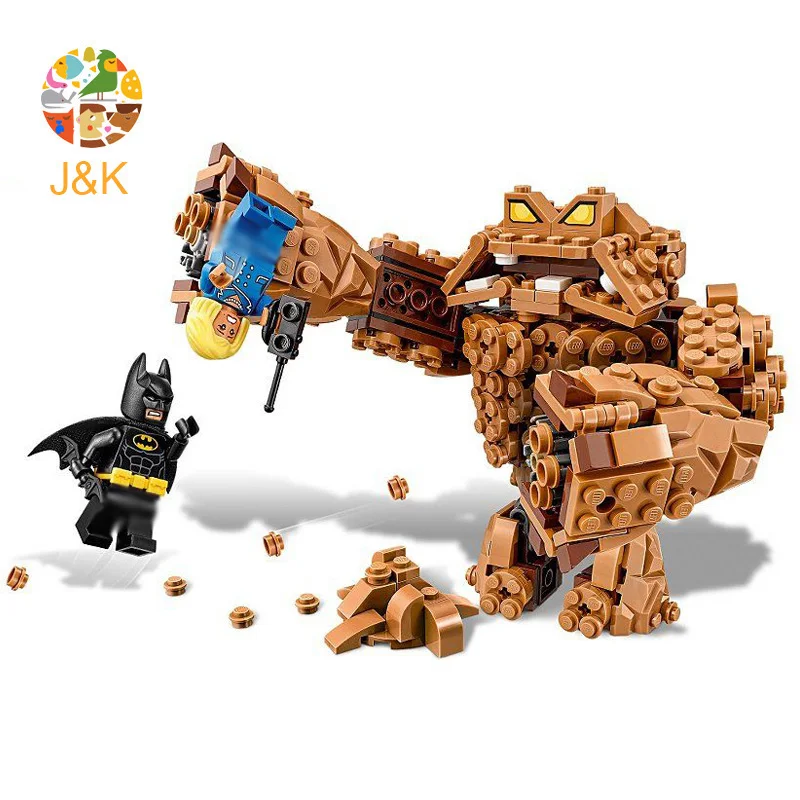 70904 460 шт Бэтмен фильм серии рок Clayface Splat атака модель строительные блоки игрушки