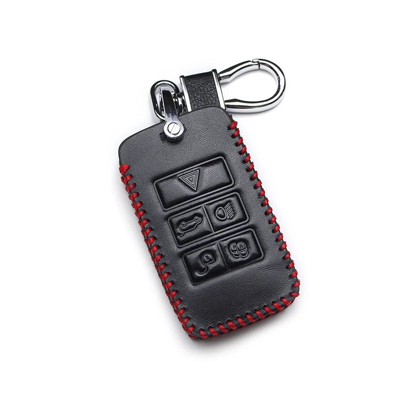 Кожаный чехол для автомобильного ключа Land Rover Range Sport Discovery 4 5 Evoque LR4 2010 2015 Refit XE XFL Et