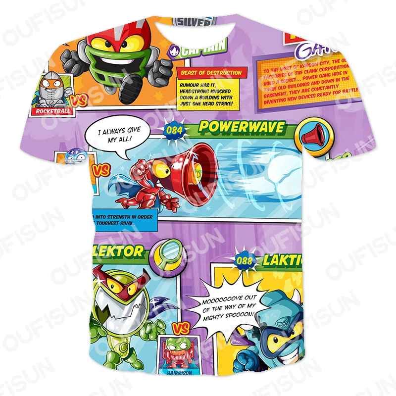 

Boys and Girls Cartoon Print T-shirt Shirt Popular Game 3d Comfortable Breathable Stretch Fine Mesh 2021 Summer New Sports Shirt