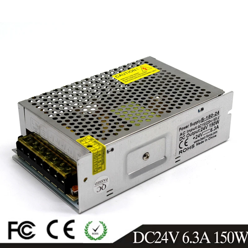 Импульсный источник питания небольшого объема DC12V DC15V DC18V DC24V DC27V 150 Вт