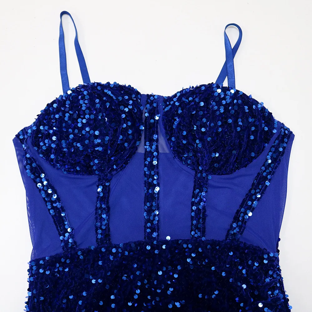 Женское длинное вечернее платье с блестками прозрачное Сетчатое макси без