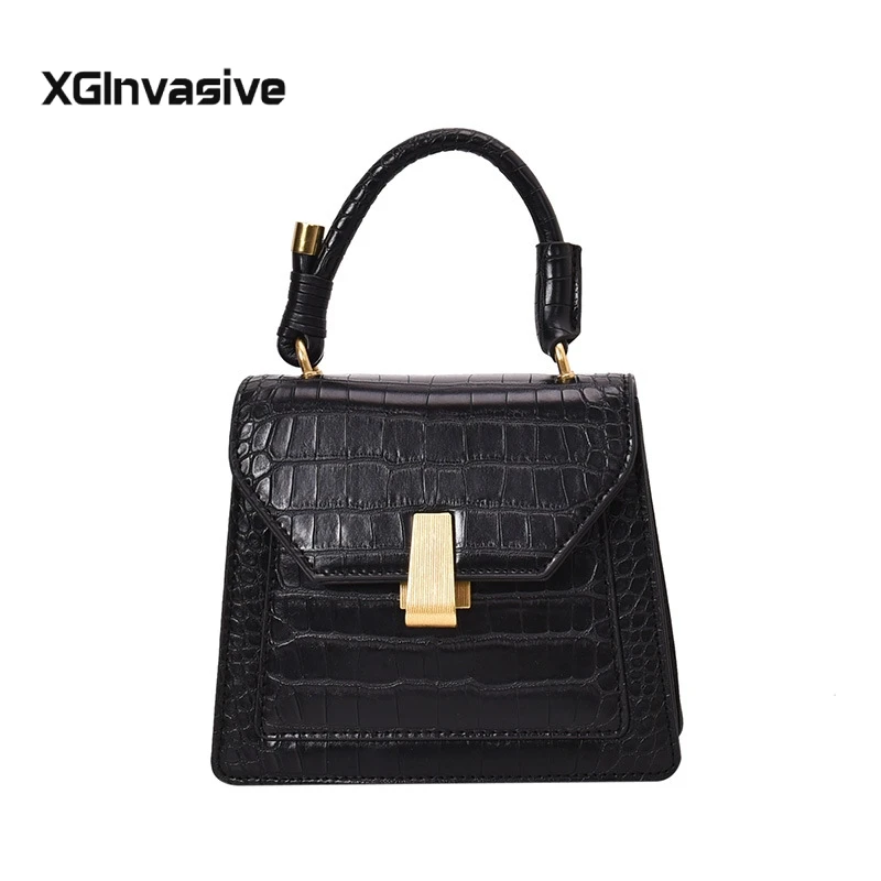 

Stone pattern PU Leather Crossbody Bags For Women 2019 Fashion Mini Totes Female Messenger Shoulder Bag Lady Travel Handbags