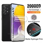 Матовая Гидрогелевая пленка с защитой от отпечатков пальцев для Samsung A72, протектор экрана для Samsung Galaxy A72 5G A71 A 72, не защитное стекло