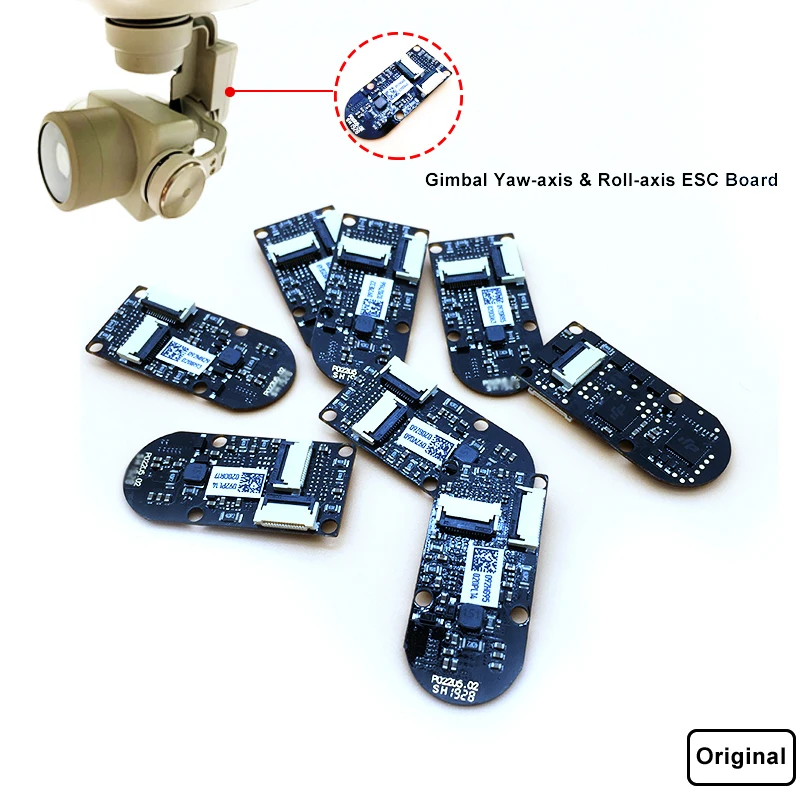 Original YR Motor ESC Board Chip Circuit Board for DJI Phantom 4 Adv  4 Pro Replacement Professional Yaw Roll Motor Repair Part