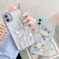 fashion flower mobile phones case for iphone11 cases 12 13 pro max mini 6s 7 8 plus xr x xs se 2020 transparent shockproof cover