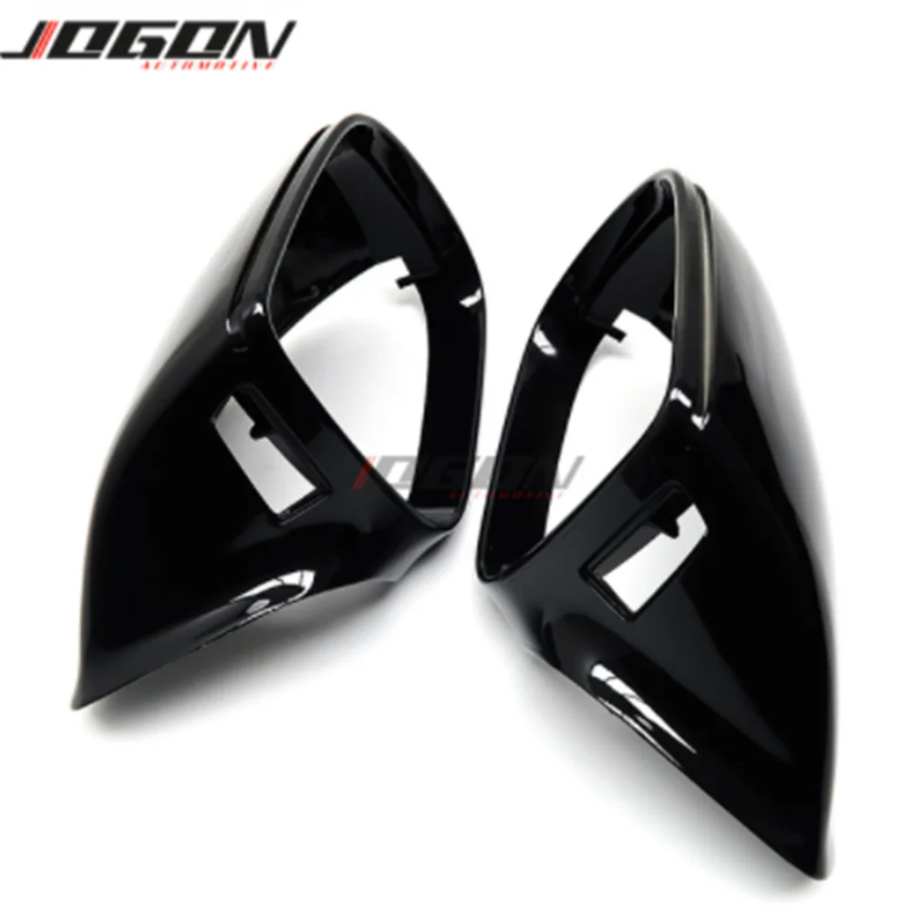 

Глянцевый черный чехол с боковым крылом крышка зеркала заднего вида, запасные колпачки для Audi Q5 SQ5 8R 2009 - 2017 Q7 4L, рестайлинг 2010 - 2015