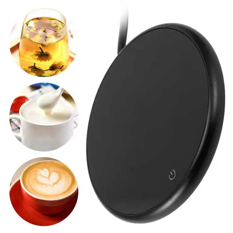 

Electric Coffee Mug Cup Warmer Coffee Mug Cup Heating Mat Pad Plate for Office Home Desk Use US 110V Coffee Warmer