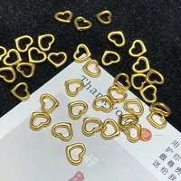 1pcs new arrival real 24k yellow gold pendant women girl luck heart smooth bead very small