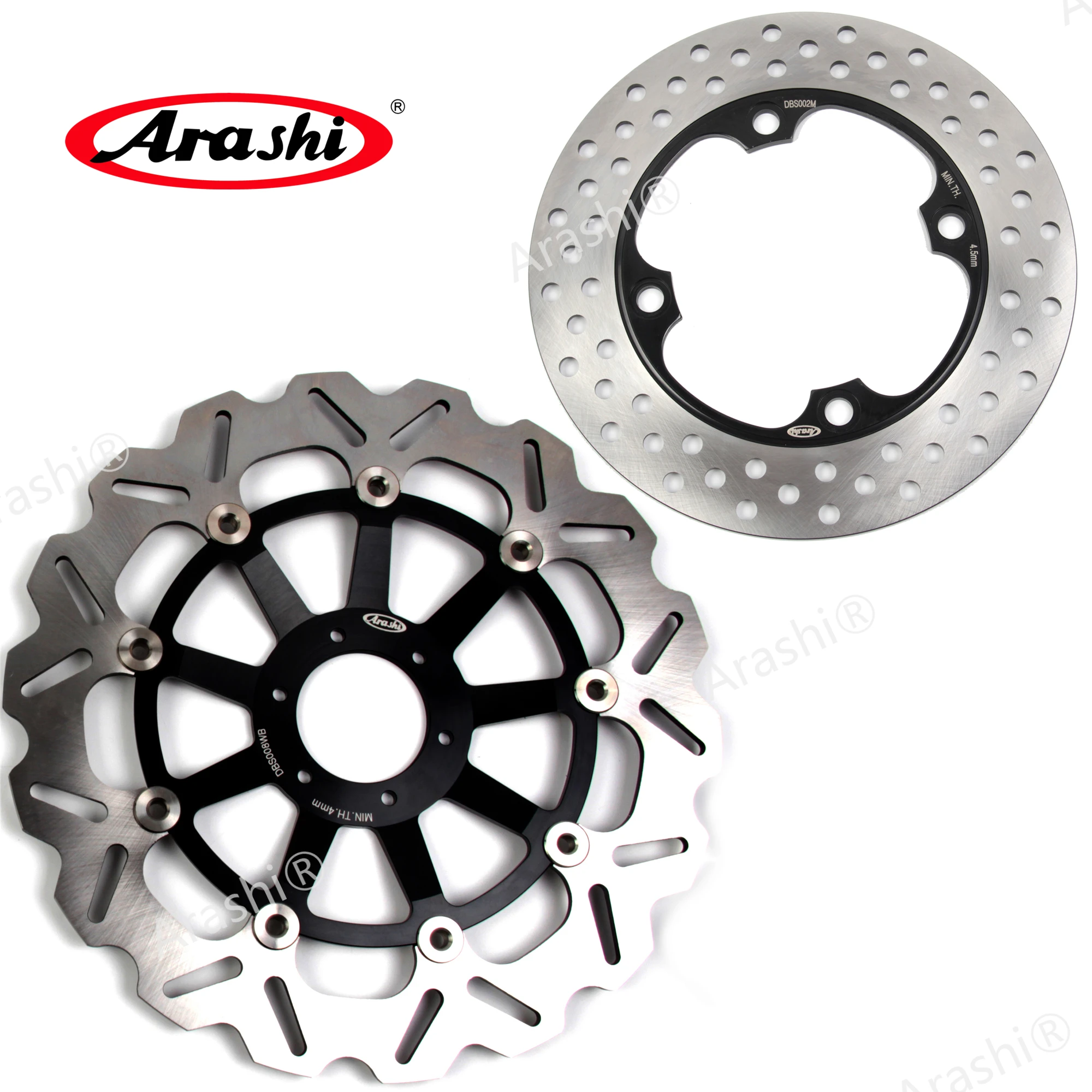 

ARASHI Brake Disc For HONDA HORNET 250 1997 Motorcycle Front Rear Brake disk brake Rotor HORNET250