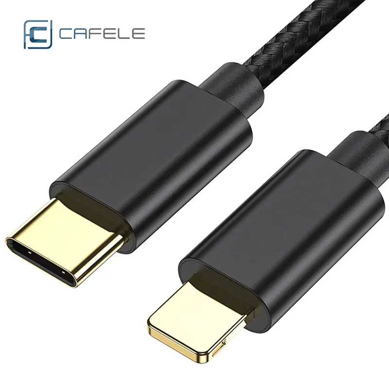 Usb кабель type C 1 метр с одной вилкой для быстрой зарядки Iphone 8 X XS 7 6S Plus 5s мобильный