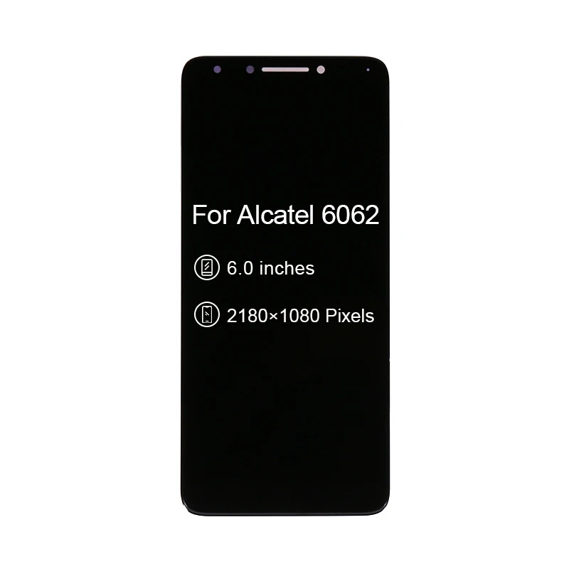 Черный lcd for Alcatel 7 6062 OT OT6062 ЖК дисплей Дисплей + Сенсорный экран Digitizer Ассамблеи