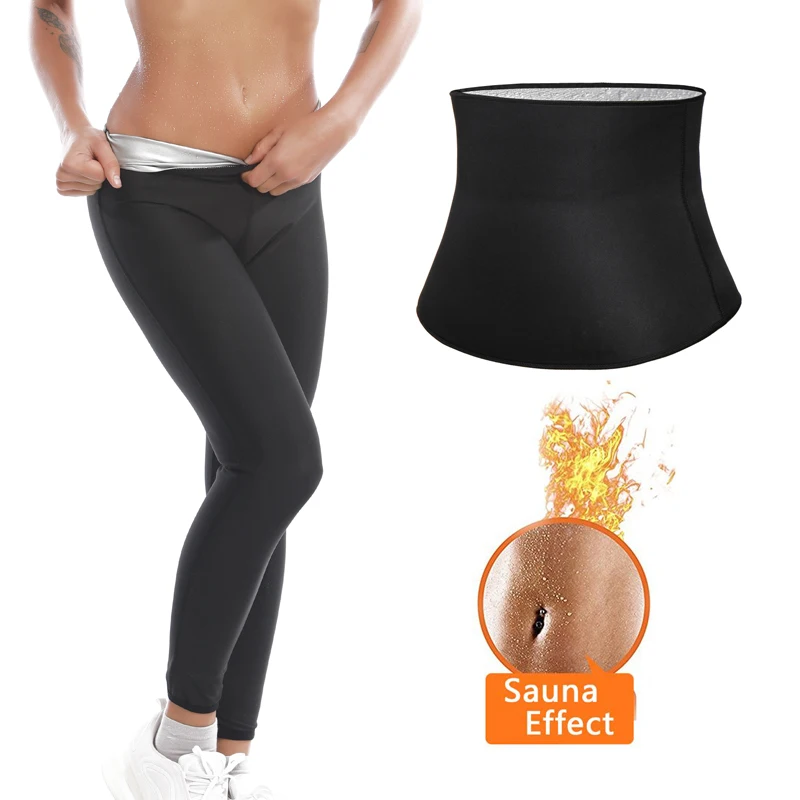 Серебряное ионное покрытие Пот Сауна Тела Формирователи пояс + талии триммер для