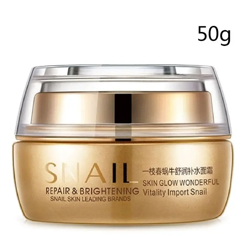 

40JD 50g Snail Essence Facial Cream Moisturizing Nourishing Oil Control Brighten Tender Face Lighten Whiten Soften Skin Care
