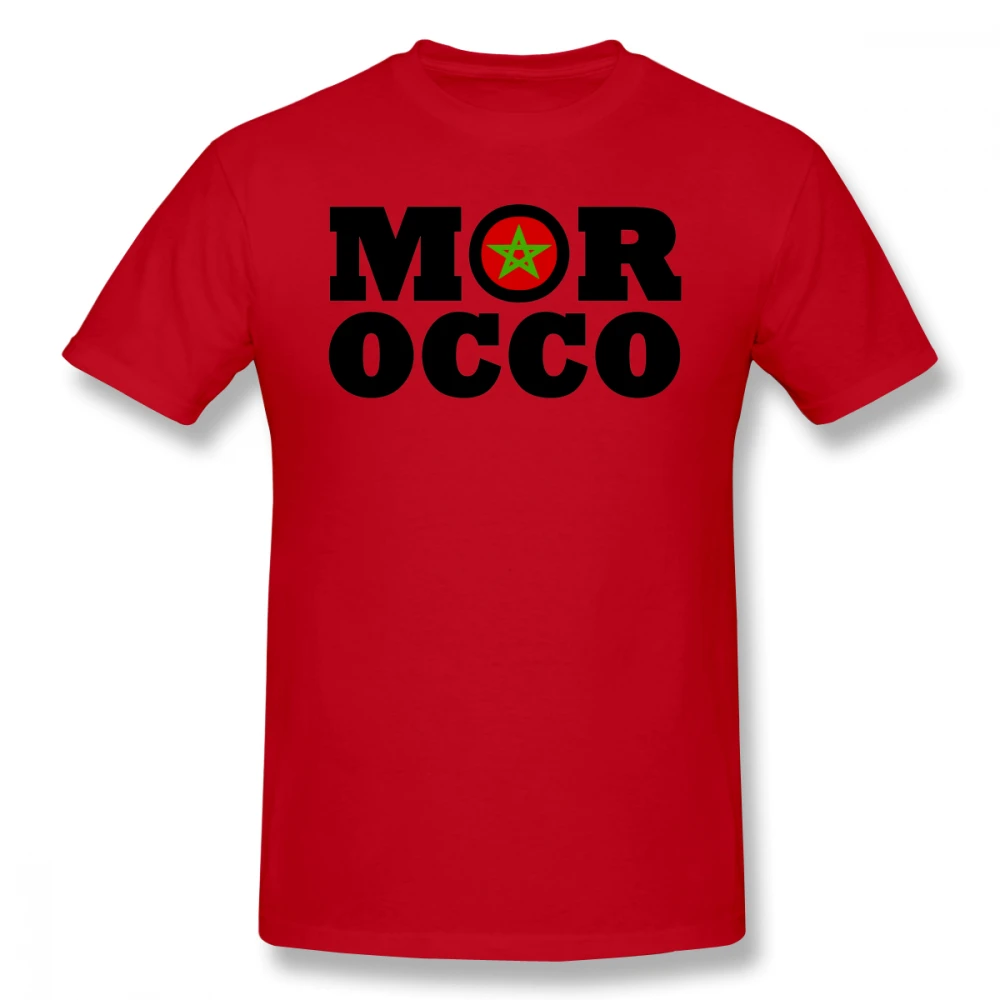 

Morocco Morocco(2) Men's Basic Short Sleeve T-Shirt Funny R178 Top tee Eur Size
