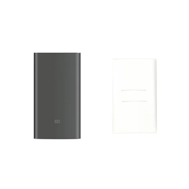 Add White Case Xiao mi mi power Bank 10000 mAh Pro 10000 mAh power bank быстрое зарядное устройство QC 2,0 type-C внешний аккумулятор для смартфона - Цвет: Add White Case