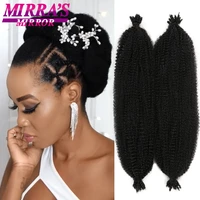 28 inch marley twist afro crochet braids soft spring twist hair for distressed butterfly locs synthetic hair extension for women
