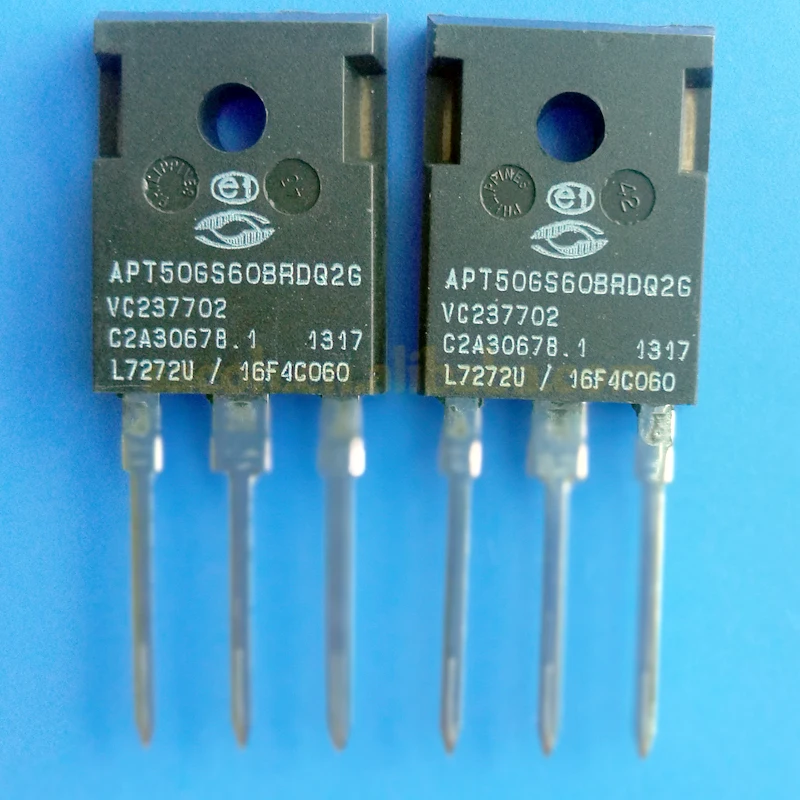 10Pcs APT50GS60BRDQ2G or APT50GT60BRDQ2G or APT50GS60BRDLG or APT50GT60BRDLG TO-247 50A 600V Power IGBT