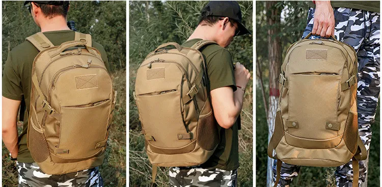 40L Камуфляжный военный тактический рюкзак для мужчин и женщин, походная сумка для походов, походная сумка, нейлоновый износостойкий рюкзак большой емкости