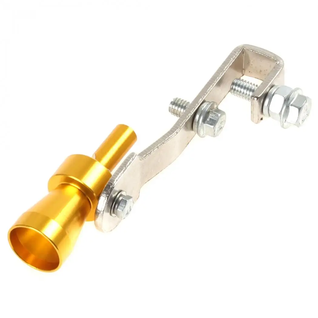 Золотой автомобиль турбо звук свисток Глушитель выхлопная труба Авто выдувный