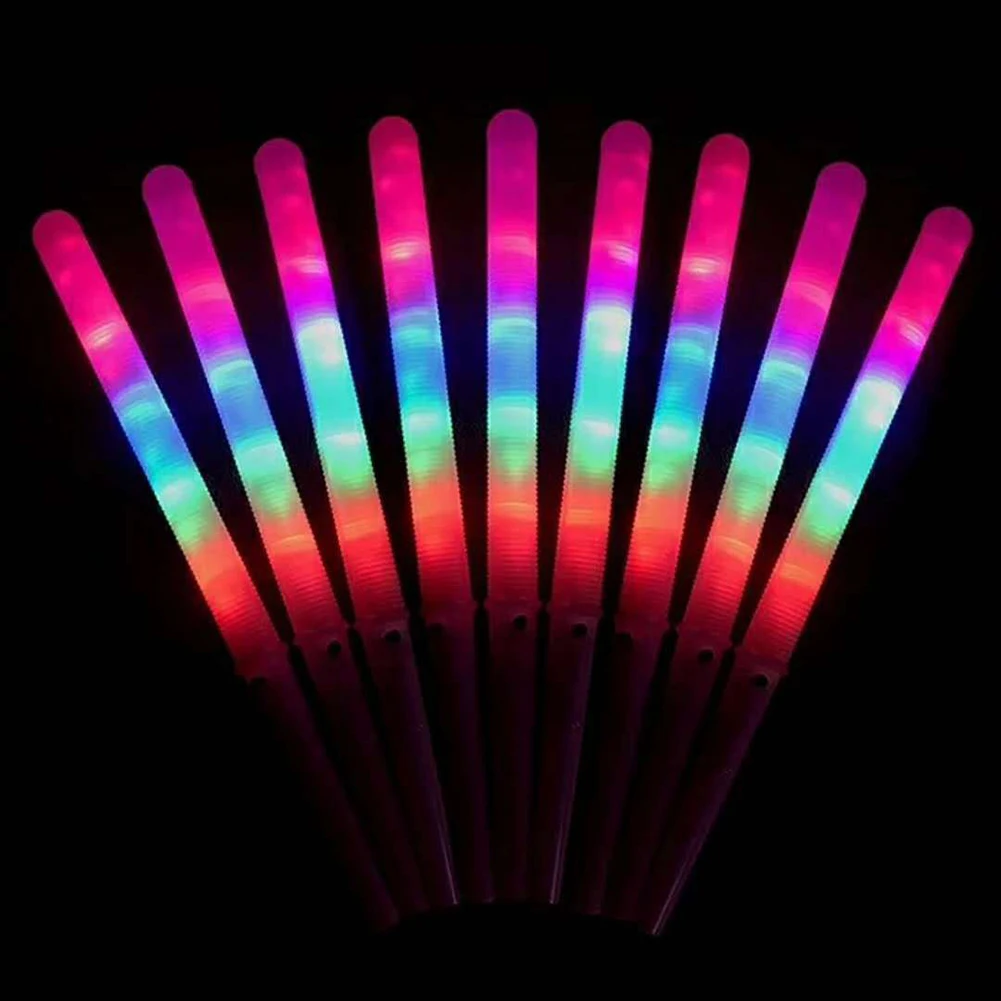 

Led Cotton Candy Cones Colorful Glowing Marshmallow Sticks