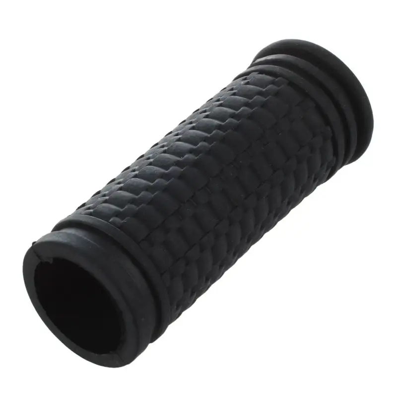 ГОРЯЧАЯ HG 2 шт Черная текстура нескользящая резиновая рукоятка для