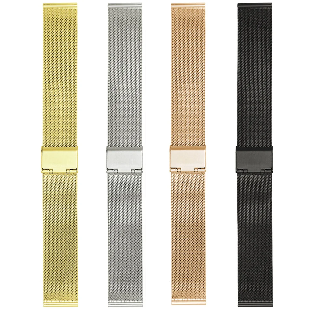 Ремешок для часов Миланская петля универсальный быстросъемный стальной