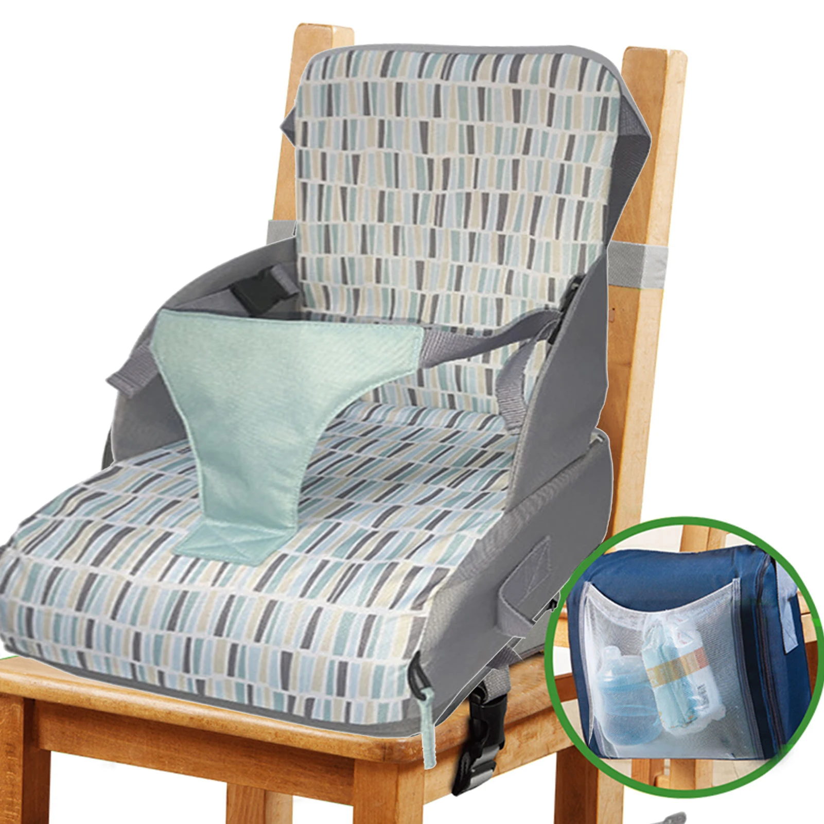 

Useful Baby Dining Chair Bag Baby Portable Seat Oxford Water Proof Fabric Infant Travel Foldable Child Belt Feeding High fun