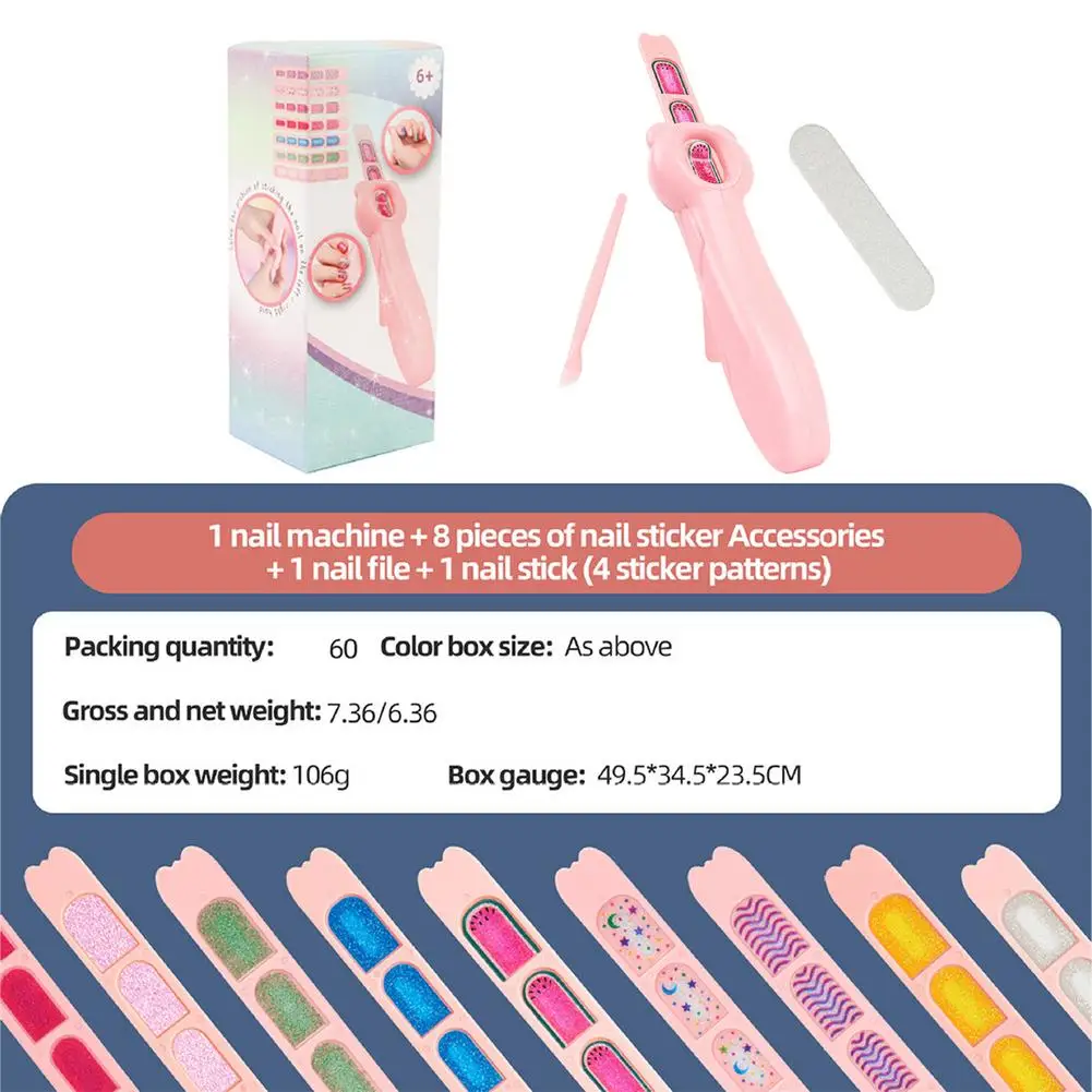 1 Набор игрушек для макияжа детский набор нейл-арта самостоятельного девочек