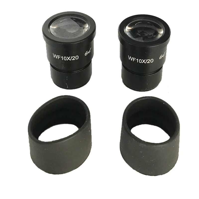 7X-45X многофокусный Тринокулярный зум стерео микроскоп головка + WF10X/20 0.5X 2.0X 1X CTV1/2