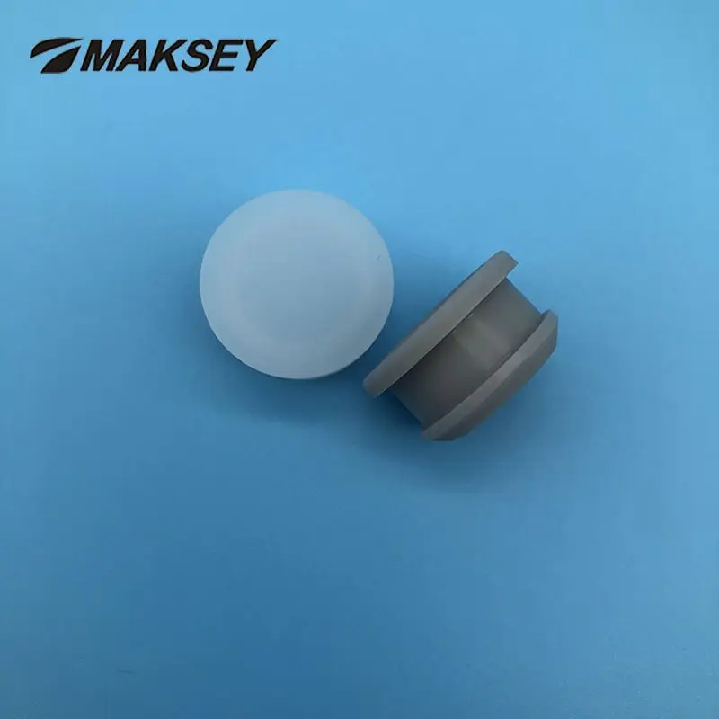 Круглые резиновые пробки MAKSEY, силиконовая вилка 12,5 мм, 13 мм, 13,5 мм, 14 мм, 15 мм, пластиковый круглый вкладыш, заглушка из ПВХ