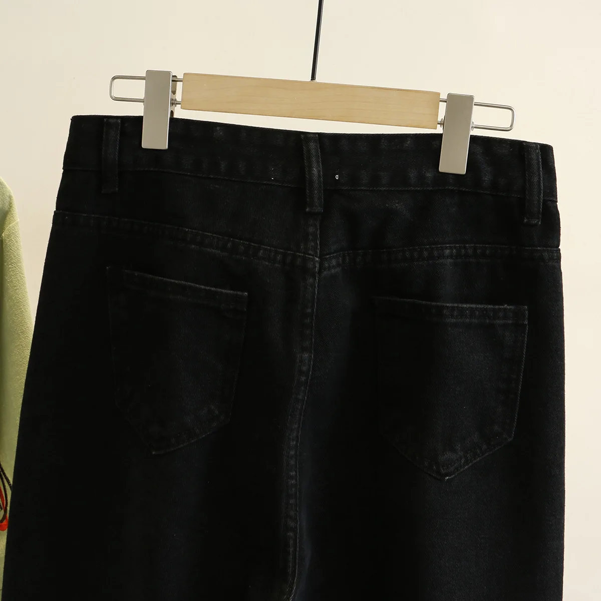 Женские широкие джинсы размера плюс повседневные Прямые брюки с высокой талией