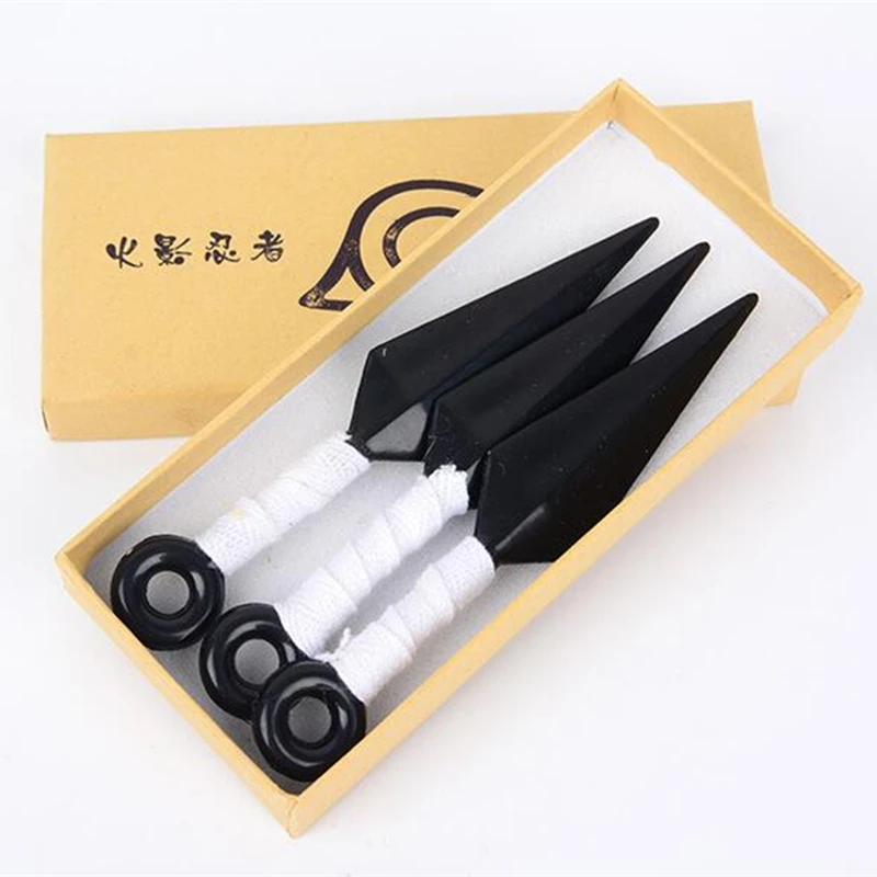 NARUTO Uzumaki Naruto Hatake Kakashi Uchiha Sasuke Deidara PVC Kunai Shuriken Weapons Hand Sword Headband Csoplay Accessories