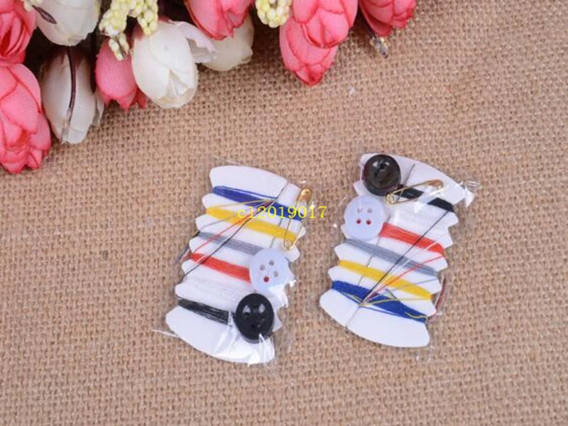 10000SETS/lot mini sewing kit / travel kits embroidery needlework six threads mending | Дом и сад