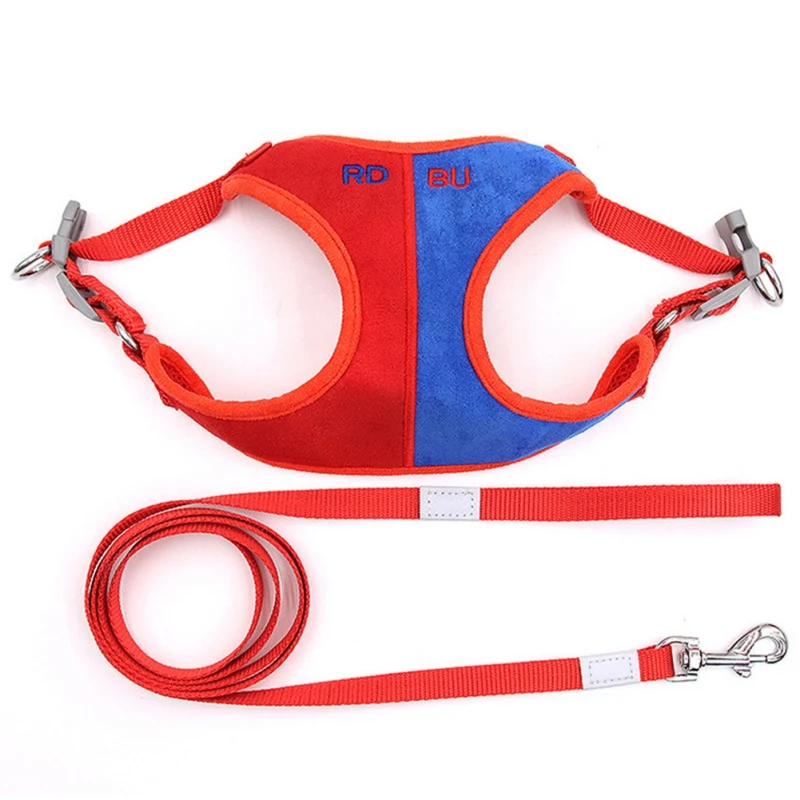 

Fashion Pet Small Dog Harness and Leash Set Puppy Cat Vest Harness Collar Traction Rope For Chihuahua Pug Bulldog Cat Products #