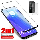 Стекло для камеры 2 в 1 для Xiaomi 10 t 10 t pro 5G, Защитное стекло для Xiaomi 10 t 10tpro M2007J3SG, пленка для экрана телефона, стекло