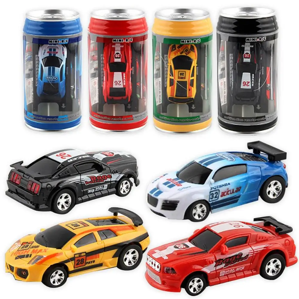 2019 Лидер продаж 4 цвета 20 км/ч в банке кока-колы Мини RC Автомобиль Радио пульт