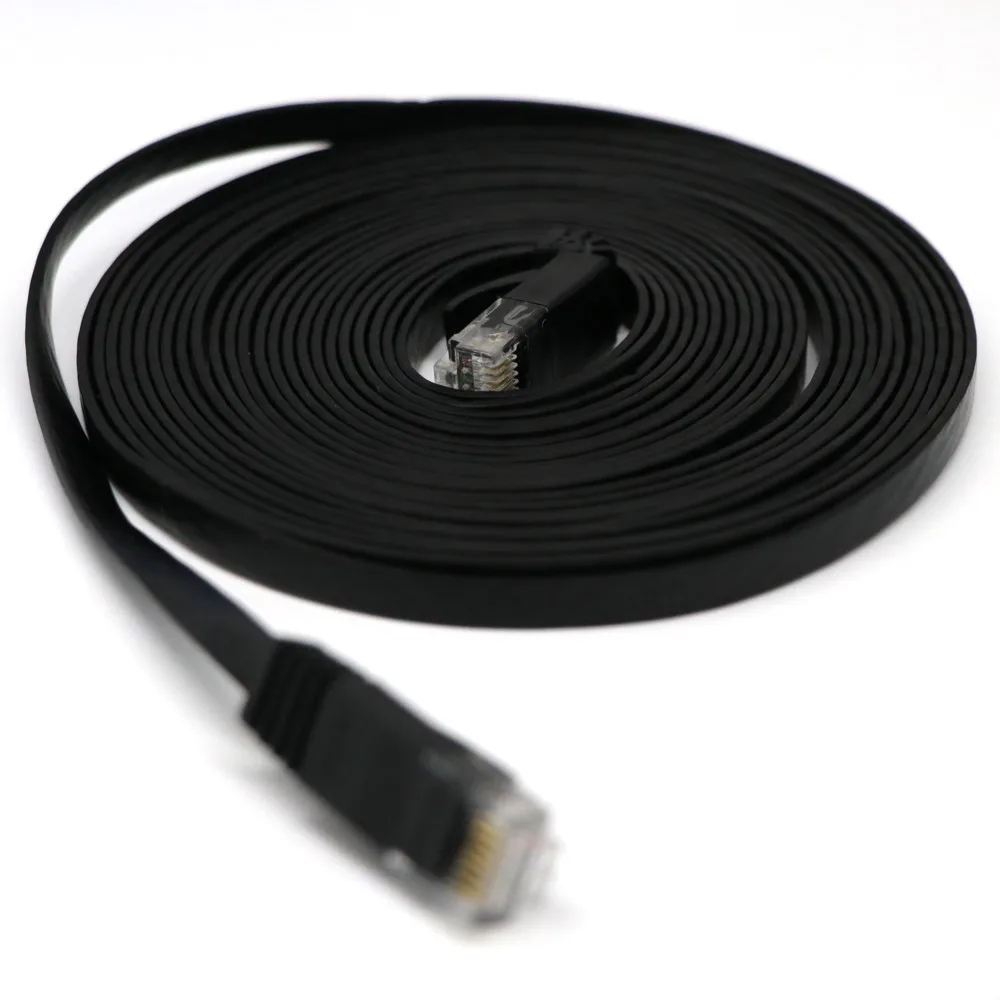 RJ45 CAT6 Ethernet Network LAN Cable Flat UTP Patch Router Interesting Lot Category 6 Câble |