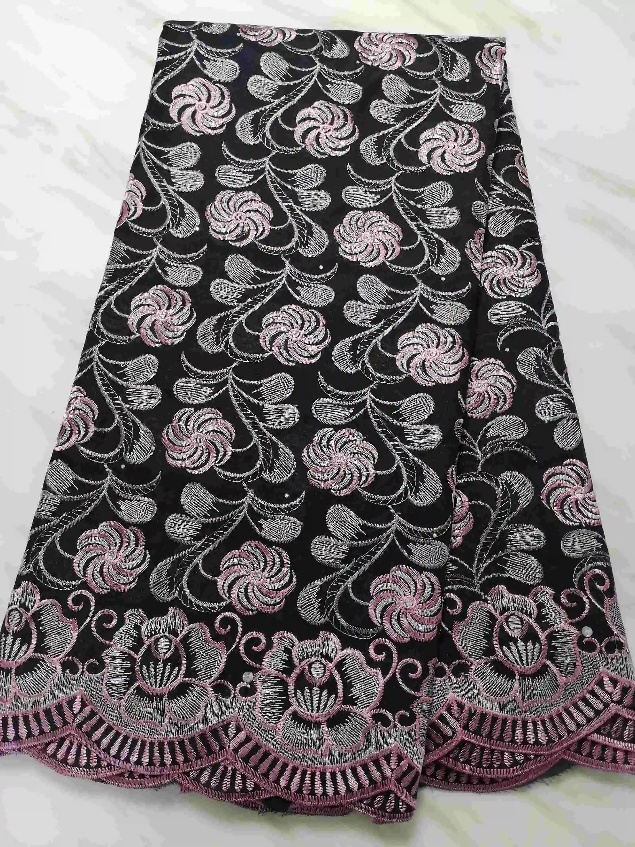 

Новейшая африканская кружевная ткань с вышивкой, швейцарская Тюлевая кружевная Дубайская кружевная швейная одежда для праздников 2022 PL115661